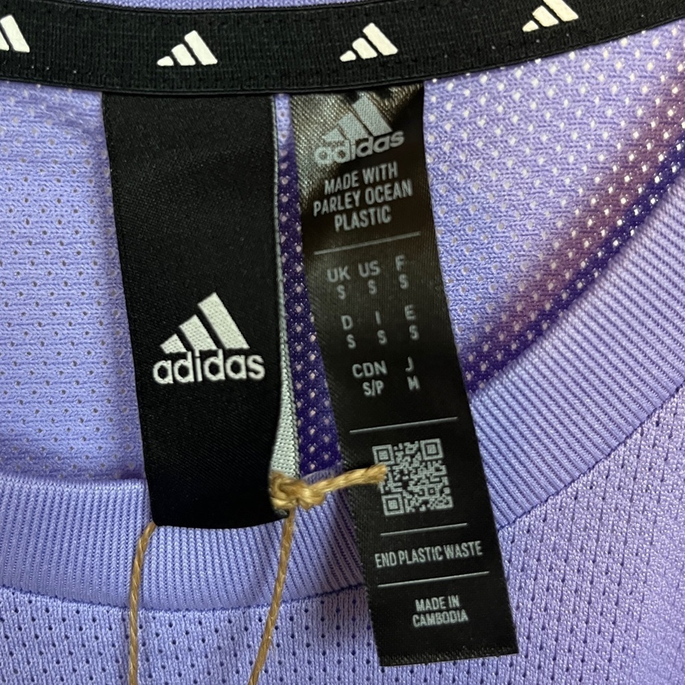 NWT. Men’s Adidas Light Purple Graphic Tee Small - Picture 2 of 5